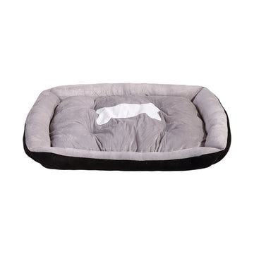 PaWz Pet Bed Dog Beds Bedding Mattress Mat Cushion Soft Pad Pads Mats L Black PaWz